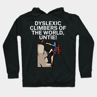 Dyslexic climbers of the world Untie Hoodie